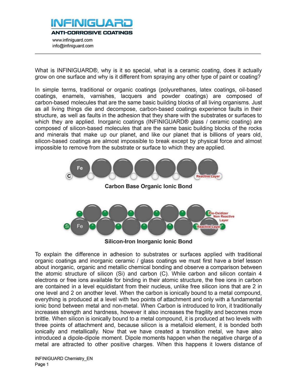 Cover image of INFINIGUARD® Chemical Bonding Description